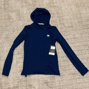 Outdoor Research Navy (Cenote) Activeice Spectrum Sun Hoodie UPF 50